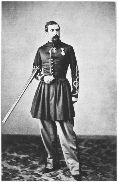 Porträt von Jules Gerard (1817-1864) Leutnant des 3. Spahi-Regiments von French Photographer